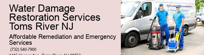Water Damage Restoration Services Toms River NJ